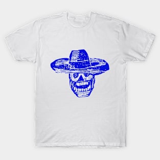 A skull with a sombrero T-Shirt